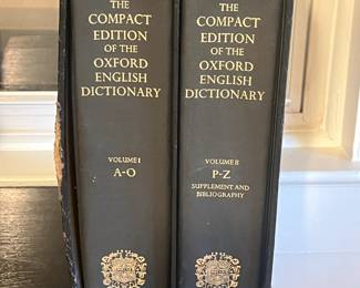 The Compact Edition of the Oxford English Dictionary