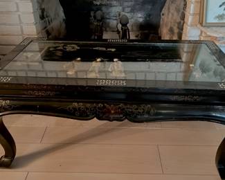 Asian Lacquer Coffee Table (see next photo for top view)