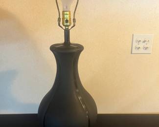 Modern black lamp