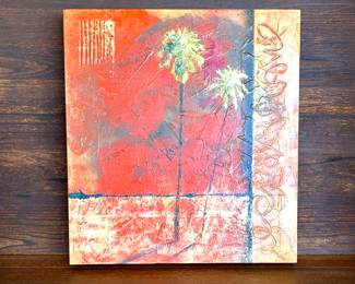 Trish Thompson is a mixed media painter and retired professor in the Cultural Arts Department of Daytona State College. We are offering an extensive collection of her original works ranging in price from $20/up.