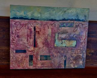 Trish Thompson is a mixed media painter and retired professor in the Cultural Arts Department of Daytona State College. We are offering an extensive collection of her original works ranging in price from $20/up.
