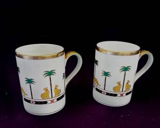 Christian Dior, "Casablance" China & Dinnerware. Pieces are priced individually and are available for pre-sale purchase now. Please inquire for more information.