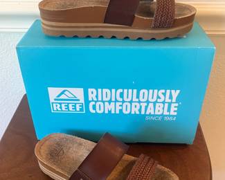 Women's Reef leather sandals, size 7