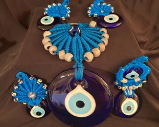 Nazar Evil Eye w/macrame