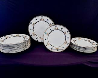 Christian Dior, "Casablance" China & Dinnerware. Pieces are priced individually and are available for pre-sale purchase now. Please inquire for more information.