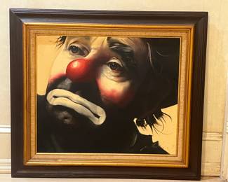 Clown oil on canvas