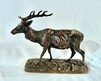 Bronze deer
