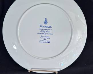 Set of 4 LeRoy Neiman Plates by Royal Doulton, signed