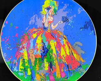 Set of 4 LeRoy Neiman Plates by Royal Doulton, signed