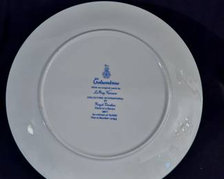 Set of 4 LeRoy Neiman Plates by Royal Doulton, signed