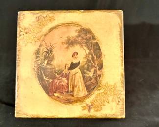 5" x 5" Victorian Box (top view)