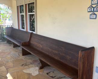 18' church pew