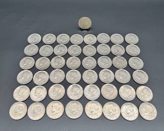 1970s Kennedy JFK Jr Half Dollar Coins