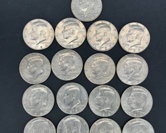 1980s Kennedy JFK Jr Half Dollar Coins