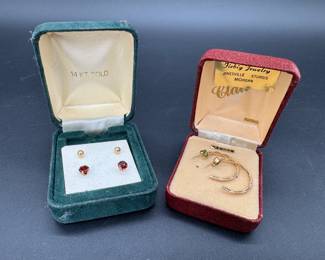 Possibly Gold Earrings - Unmarked