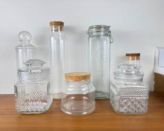 Vintage & Modern Glass Canisters