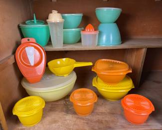 Loads of Vintage Tupperware - Mid Mod Servalier  & Mid Century Jadeite
