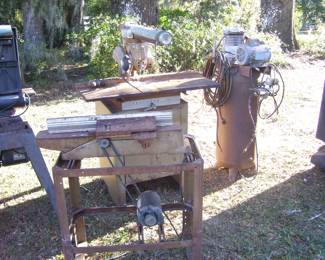Vintage Craftsman Saws and Air Compressor