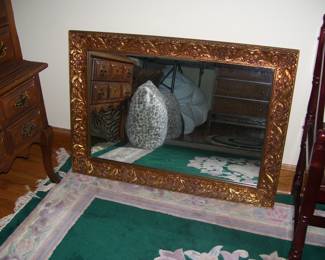 Gold Frame Wall Mirror