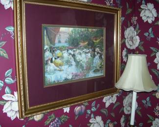 Artwork and Table Lamps(a few)