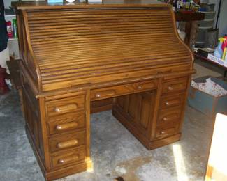 Vintage Roll Top Desk