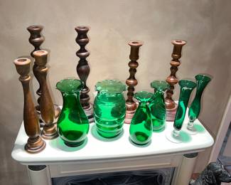 Wood Candle sticks