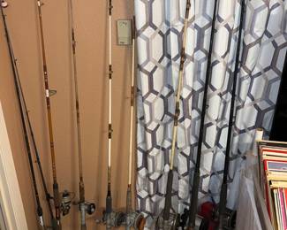 Vintage Deep Sea Fishing Rods