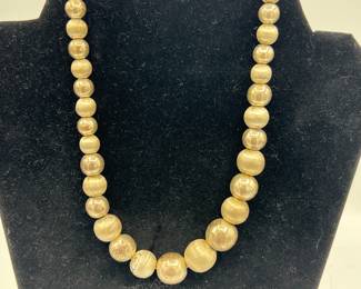 Large Taxco Mexico sterling silver necklace