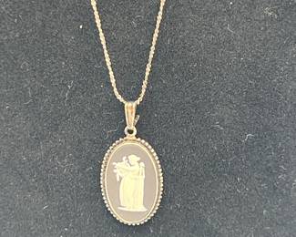 Sterling Silver Wedgwood Necklace