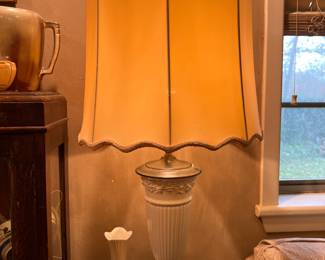 White Wedgwood Lamp