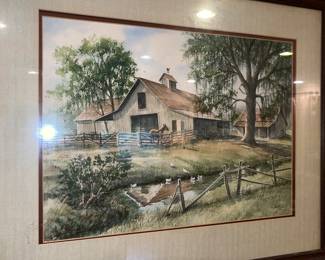 Local Louisiana Artist Original Lloyd Hawthorne Watercolor