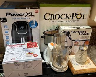 Air fryer, Crock Pot, Cuisinart, Hamilton beach