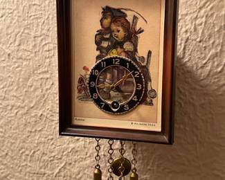 Vintage Hummel Clock Small