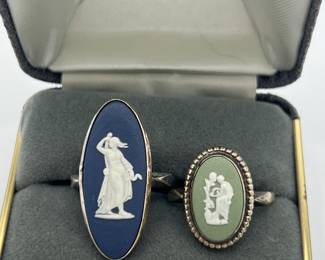 Sterling Silver Wedgwood rings