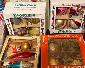 Vintage Christmas ornaments