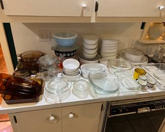 Pyrex, Vision ware, Corning ware Dishes