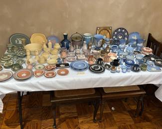 Table Full of Wedgwood