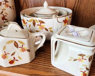 Hall China Jewel tea autumn leaf collection 100's of pieces