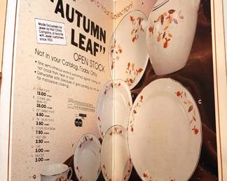 Jewel Tea Autumn Leaf Promotional Board