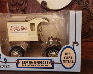 ERTL Jewel Tea DELIVERY CAR BANK DIE-CAST METAL 1/25