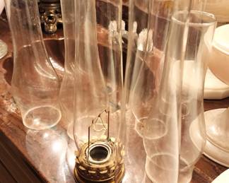 Variety of Oil Lamp Globes