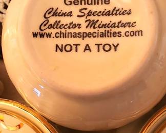 Jewel Tea Autumn Leaf Miniatures Collection