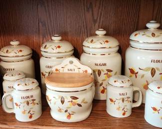 Hall China Jewel tea autumn leaf collection 100's of pieces