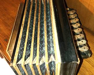 19th Century French Flutina or Accordion 