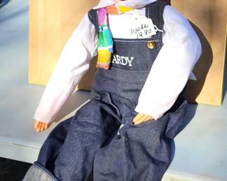 Vintage 60's Hardy Ventriloquist doll