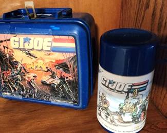 Vintage GI Joe Lunch Box and Thermos 1986 Aladdin