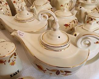 Hall China Jewel tea autumn leaf collection 100's of pieces