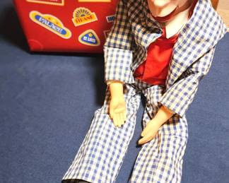 Mortimer Snerd Ventriloquist Doll Dummy Red Hair