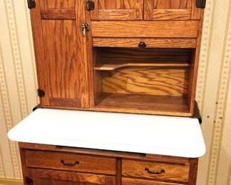 Oak Hoosier Kitchen Cabinet