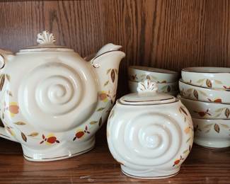 Hall China Jewel tea autumn leaf collection 100's of pieces